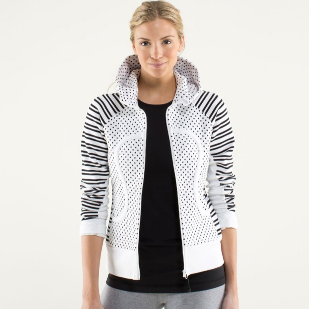 Lululemon Scuba Hoodie Mod Dot Printed- Size 6